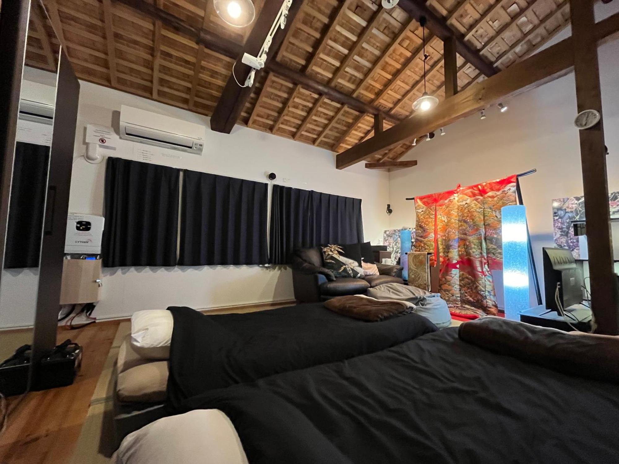 Nishijin No Sato 西陣之郷 -100 Yrs Smart & Sustainable Ai Arthouse With 10Gbps Wifi - Villa เกียวโต ห้อง รูปภาพ